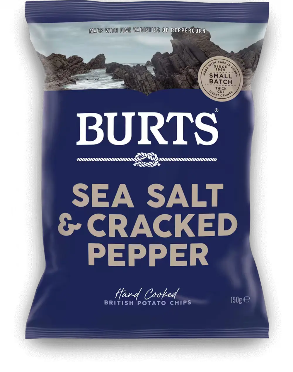 Burts Sea Salt and Cracked Pepper potato chips