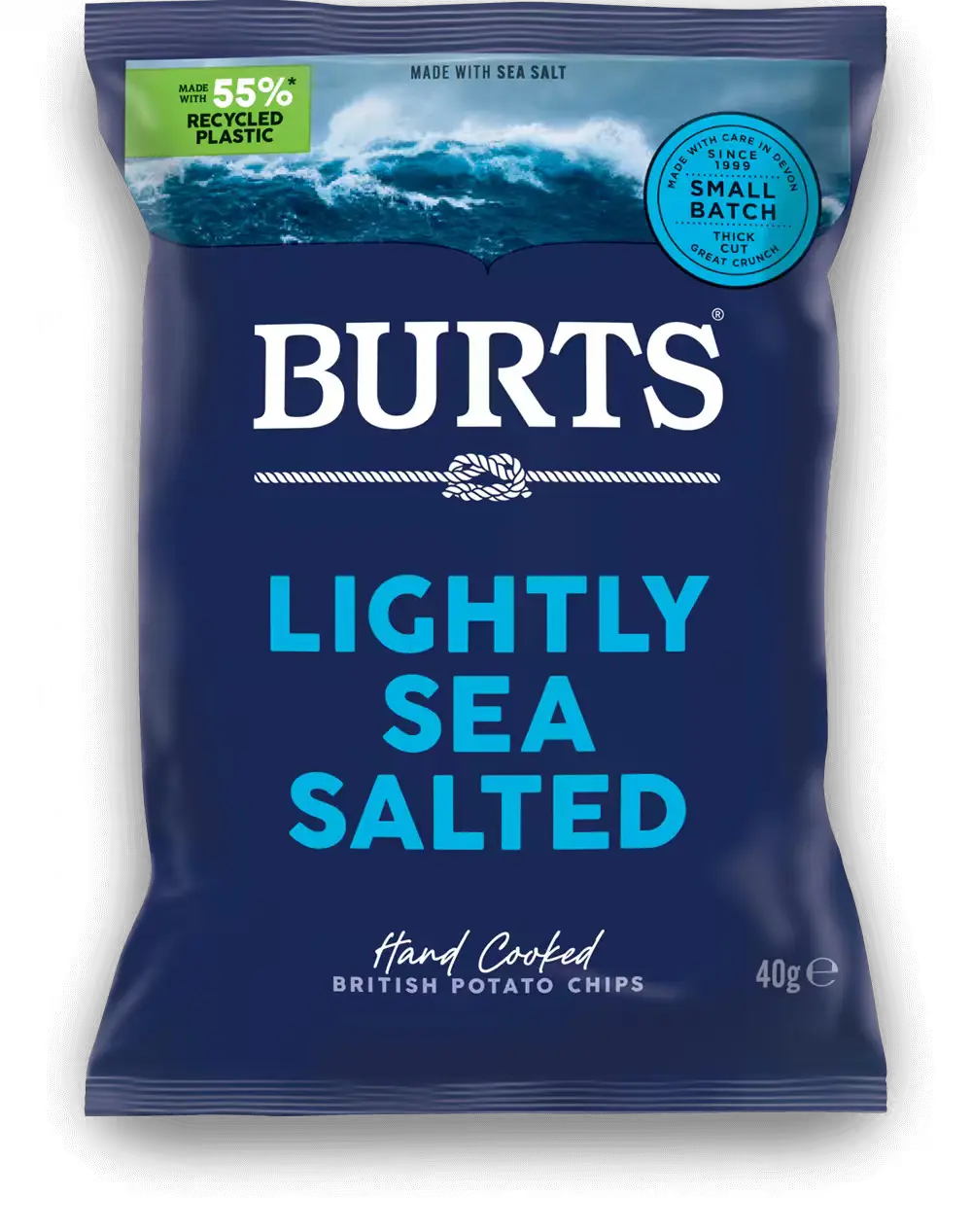 Burts Lightly Sea Salted potato chips
